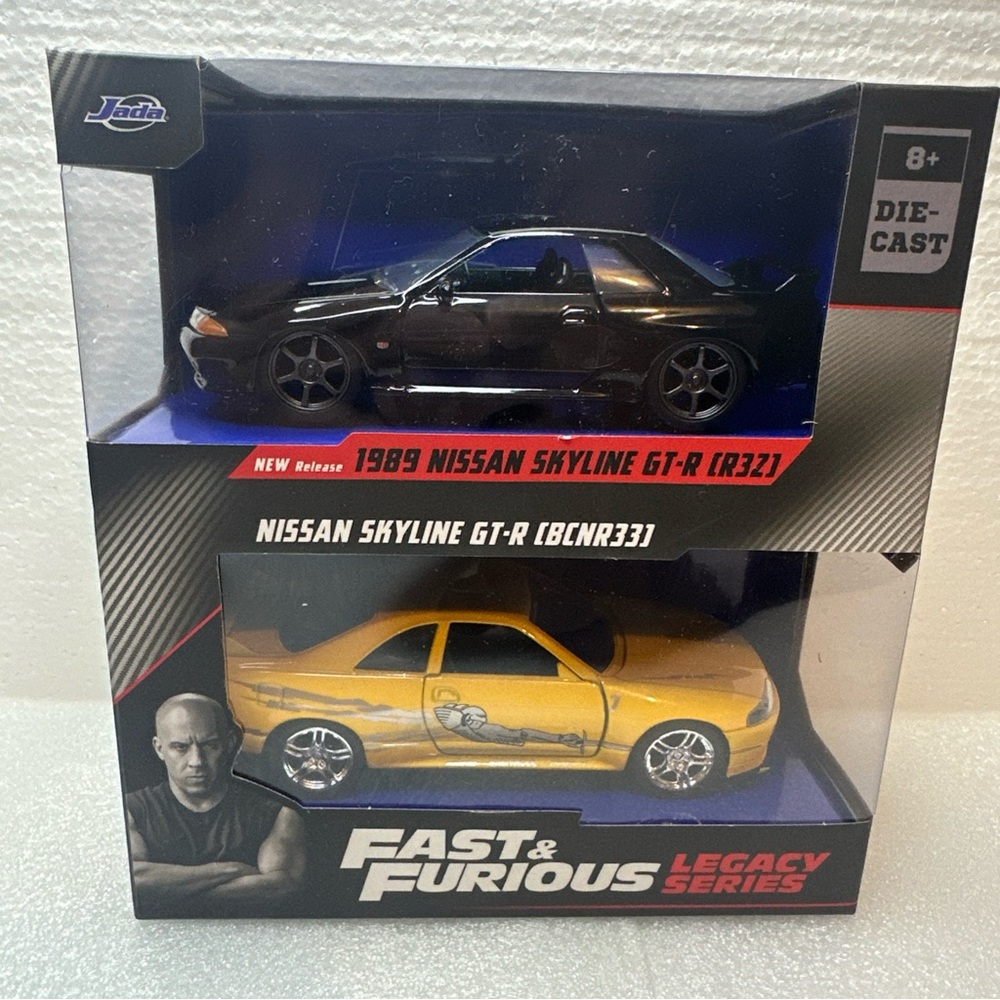 Jada Fast & Furious Die-Cast Car Set - Black and Yellow